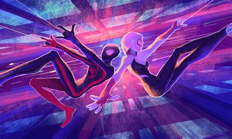 1280x768 Resolution Miles Morales & Gwen Stacy The Spider-Verse 1280x768 Resolution Wallpaper ...