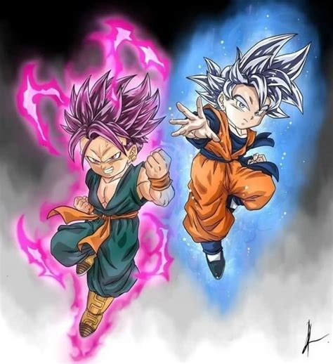 Dragon Ball Super: maravillosa ilustración muestra a Goten y Trunks ...