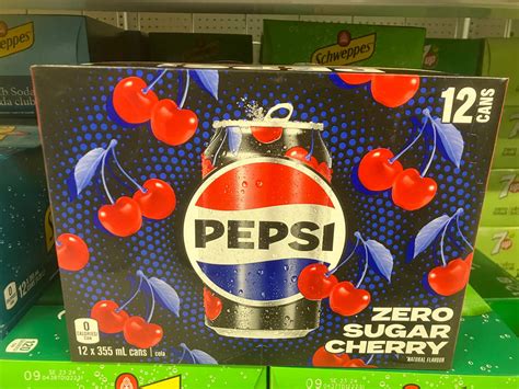 Pepsi Zero Sugar Cherry Cans With New Look by Matthewbro1 on DeviantArt