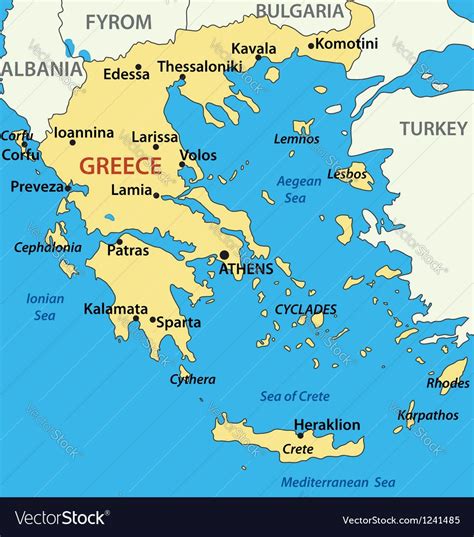 map of Greece. Download a Free Preview or High Quality Adobe ...