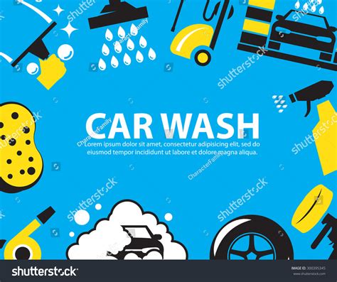 Car Wash Background Stock Vector (Royalty Free) 300395345 | Shutterstock