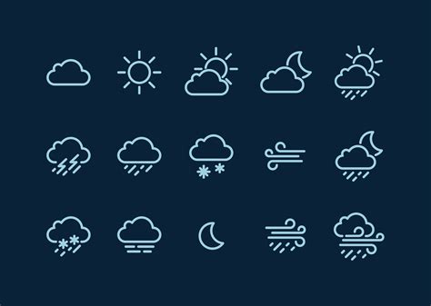 Символы погоды картинки