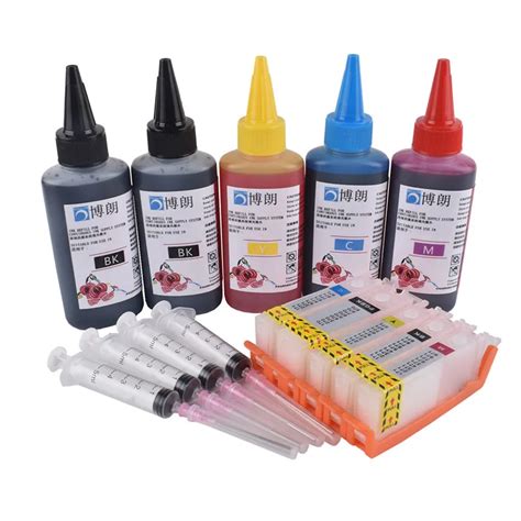 PGI 570 571 Refill ink kit Printer ink + Refillable ink Cartridge ...