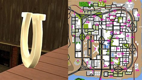 GTA San Andreas Horseshoes locations in Las Venturas