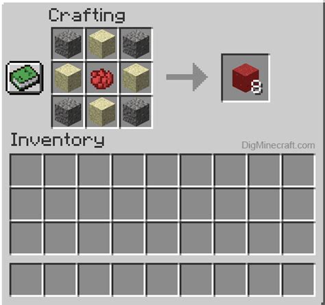 How to make Red Concrete Powder in Minecraft