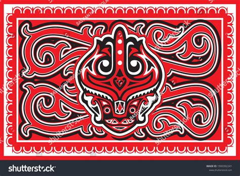 Toba Batak Gorga, escultura tradicional: vector de stock (libre de ...