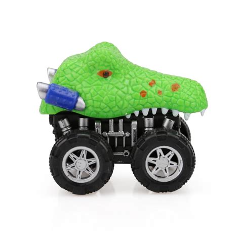 Prolriy Dinosaur Friction Powered Car Pull Back Vehicle Mini Animal Car Toy For Gifts Ki ...