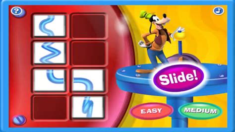 Games for children Mickey Mouse Clubhouse Goofy's Silly Slide - YouTube