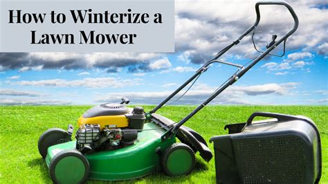 How to Winterize a Lawn Mower: Step-by-Step Guide