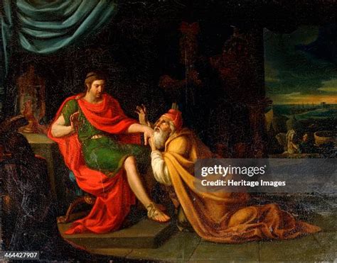 'Priam and Achilles', 17th century. Priam, King of Troy, pleading... News Photo - Getty Images