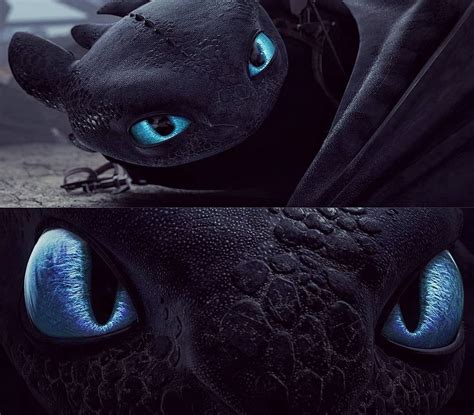 Toothless, but with blue eyes : httyd