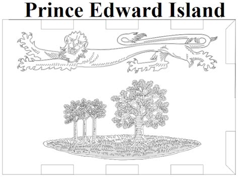 Geography Blog: Prince Edward Island Flag Coloring Page