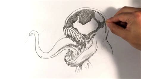 How to Draw Venom from Spider-man - Drawing Cool Stuff - YouTube