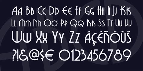 Grenadier NF Font · 1001 Fonts | Deco font, 1001 fonts, Art deco fonts
