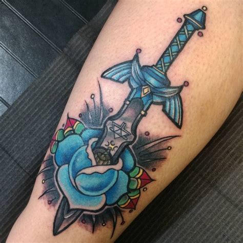 The Legend Of Zelda Sword Tattoo - Tattos Ideas