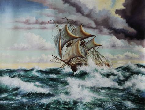 Inspired by Montague Dawson's 18th century painting, "The Sir Lancelot ...