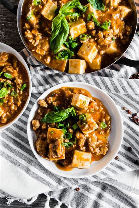 Ground Pork Mapo Tofu - Nutmeg Nanny