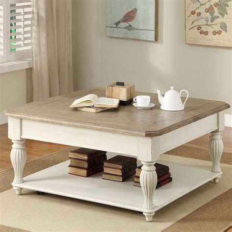 30 Ideas of Square White Coffee Tables