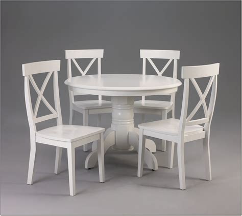 Ikea White Round Table And Chairs - Chairs : Home Decorating Ideas # ...