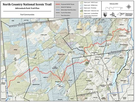 National Scenic Trail Route Approved Through Adirondacks - Adirondack ...