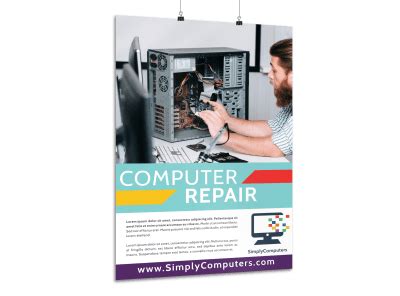 Computer Repair Poster Template