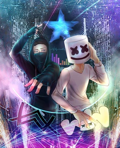 Marshmello Vs Alan Walker Tumblr Wallpapers - Wallpaper Cave