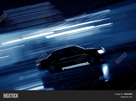 Speeding Car Night Image & Photo (Free Trial) | Bigstock