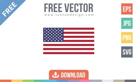 American flag ~ TukTuk Design