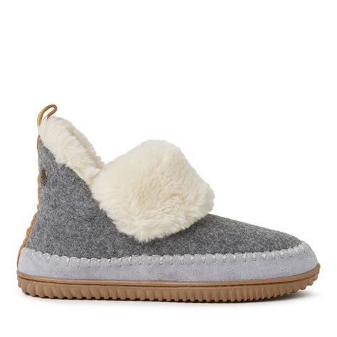 Dearfoams - Alpine By Dearfoams Moritz Bootie Slippers with Memory Foam ...