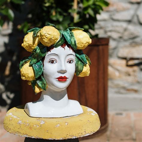 VIETRI Sicilian Heads Lemons Head | Wayfair