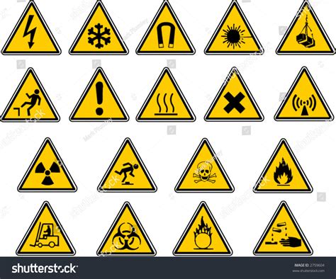 Safety Signs For Your Vector Work. - 2759604 : Shutterstock