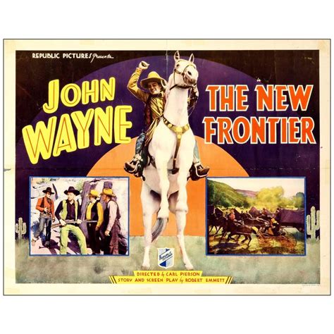 Lot # 289: THE NEW FRONTIER - Half Sheet (22 x 28 ); Fine Folded