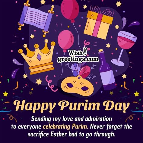 Happy Purim Wishes - Wish Greetings