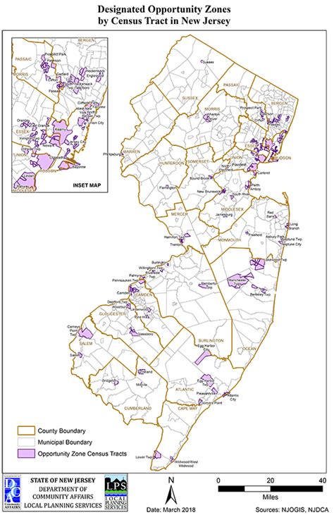 NJ Opportunity Zone Map