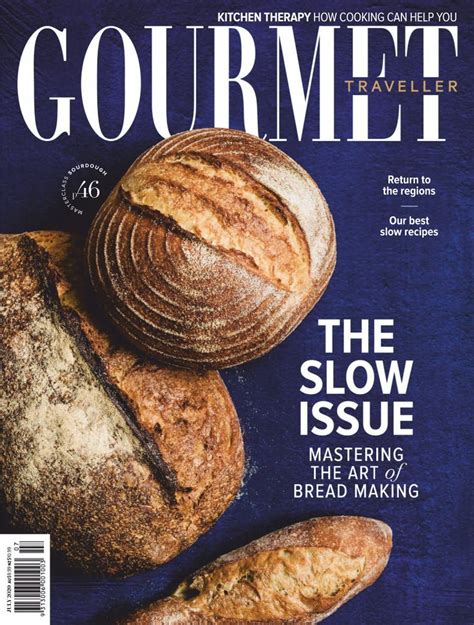 Gourmet Traveller Back Issue July 2020 (Digital) in 2021 | Food and travel magazine, Gourmet ...