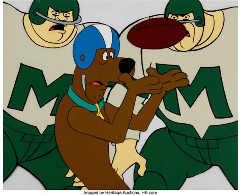 The Richie Rich/Scooby-Doo Show Football Scooby Production Cel | Lot ...