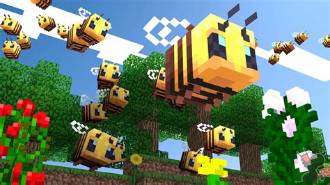 Minecraft Bees Wallpapers - Wallpaper Cave