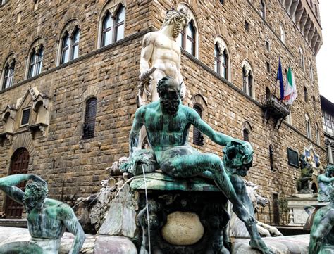 Outdoor Sculpture in Florence, Italy