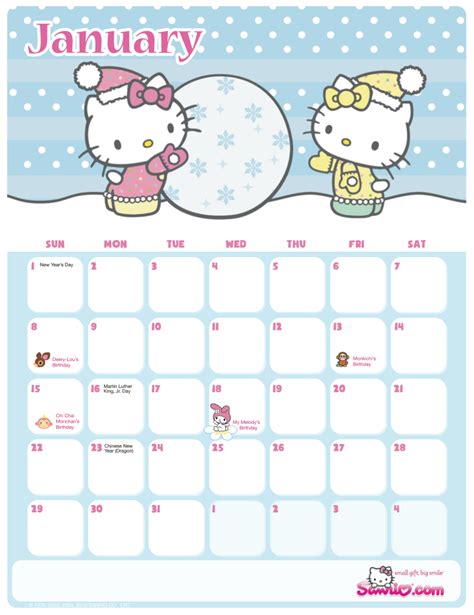 SuperCute Sanrio Hello Kitty 2012 Calendar! | hello kitty stuff