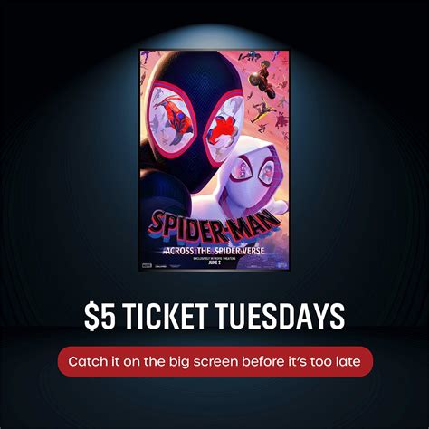 MJR Theatres on Twitter: "Tomorrow is $5 Ticket Tuesday! 🤩 Don’t miss ...