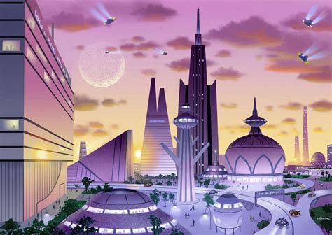 Future Cityscape by AlanGutierrezArt.deviantart.com on @DeviantArt Paysage Futuriste, Ville ...