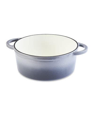 Grey Cast Iron Casserole Dish 26cm - ALDI UK