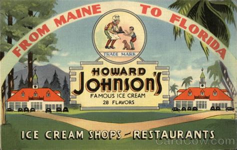 Howard Johnson's Ice Cream Shops and Restaurants Advertising