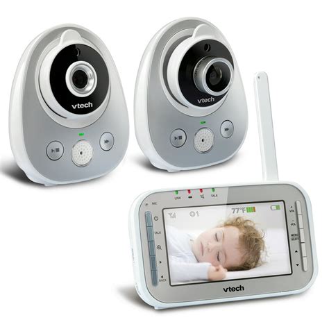 VTech VM342-2, Video Baby Monitor, Wide-Angle Lens, 2 Cameras - Walmart.com - Walmart.com