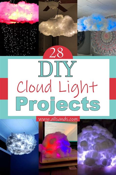 28 DIY Cloud Light Projects For Home Decor - All Sands