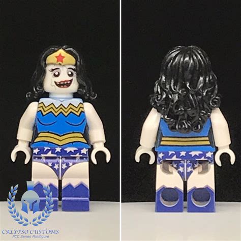 Calypso Customs Bizarro Wonder Woman Custom Printed PCC Series Minifigure