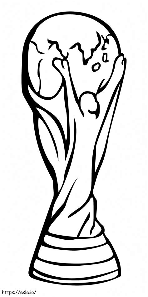 World Cup Trophy coloring page