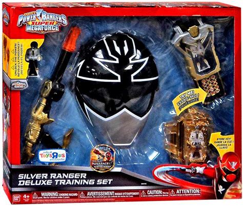 Power Rangers Super Megaforce Silver Ranger Deluxe Training Set ...