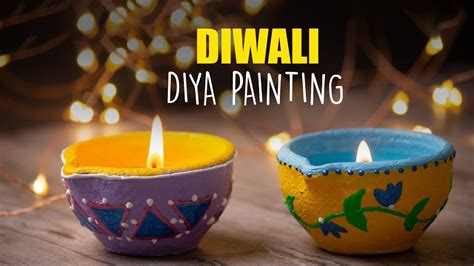 Diwali Decor | Diya Painting | Diwali Decoration Ideas - Crafts Insight