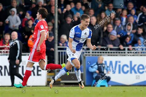 Tom Nichols Celebrates Scoring Bristol Rovers Editorial Stock Photo ...